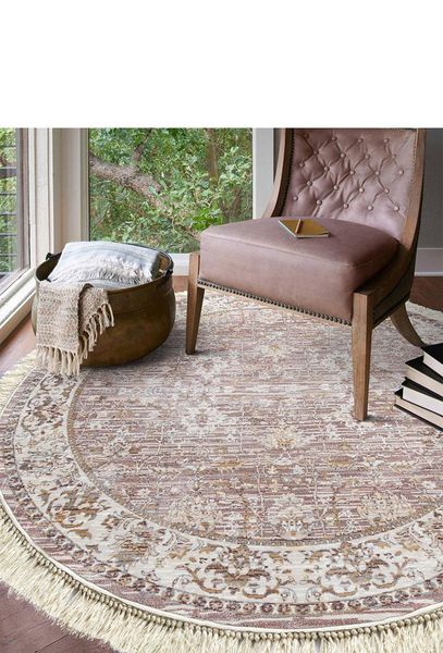 

carpets turkish american round rug for living room european pastoral bedroom light luxury bedside study chair cushion