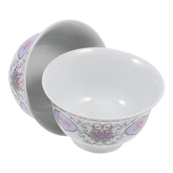 

bowls 2pcs unique design ceramic chinese style rice tableware
