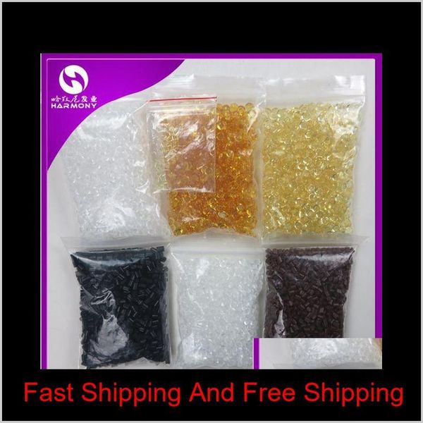 

100gram human hair extension keratin glue granule/beads/grain for pre-bonded qylhid cissors, White