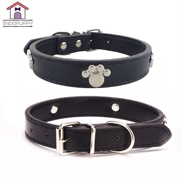 

collar for dog cat pet quick realease pu leather dog collars for medium large adjustable basic collars pet supplies jw0028