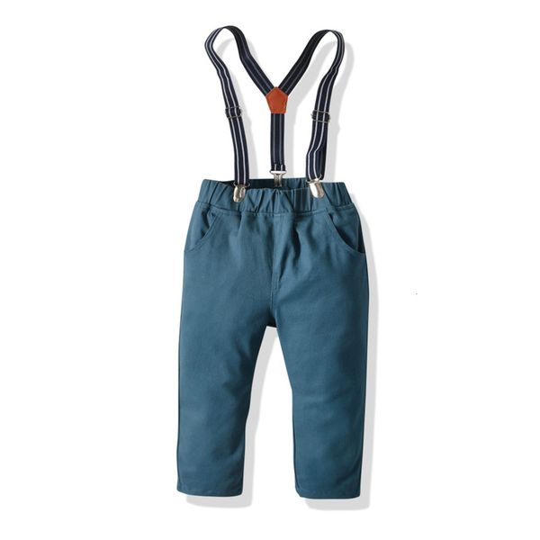 

boys' spring and autumn braces pants for children, Blue