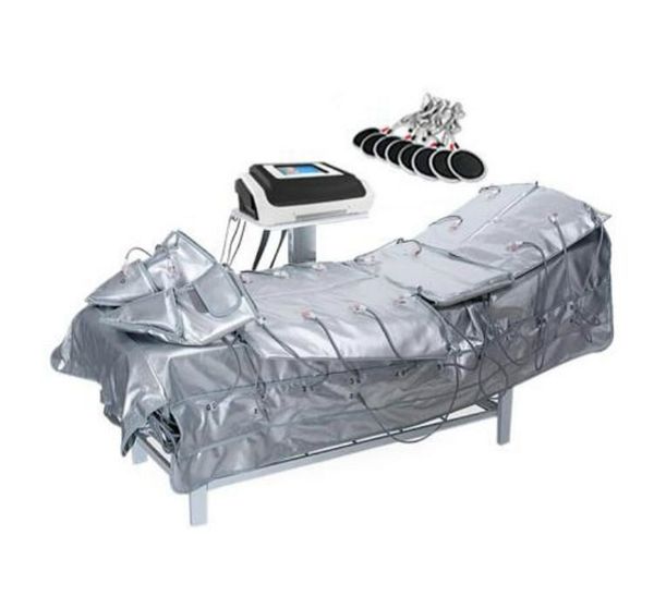 

professional 3 in 1 far infrared air pressure lymphatic drainage machine pressotherapy detox slimming suit