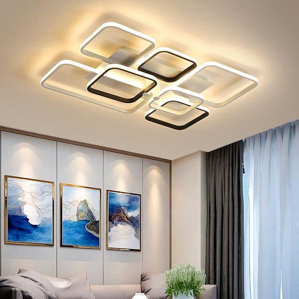 

gray/white/black modern led ceiling lights for bed room living room light creative led ceiling light lampara techo lamp