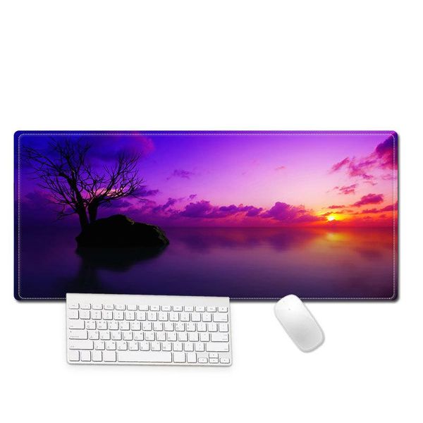 

mouse pads & wrist rests 90x40cm large gaming pad waterproof anti-slip natural rubber computer tablet desk mats keyboard lapcushion acce