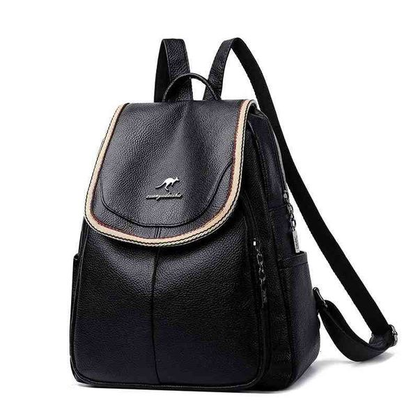 

litchi pattern backpack 2021 fashion lady outdoor travel student schoolbag