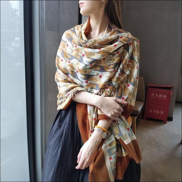

scarves designer cashmere scarf winter long scarfs women large shawl wrap 200 100, Blue;gray