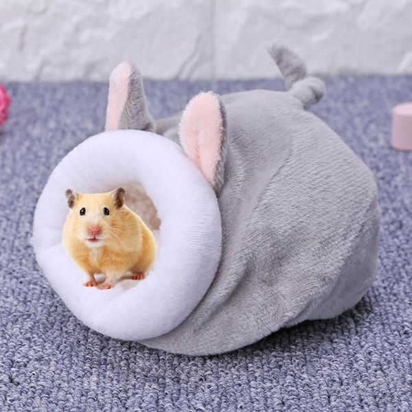 

small animal supplies pet sleeping house plush warm hamster puppy kitten bed soft nest kennel mat