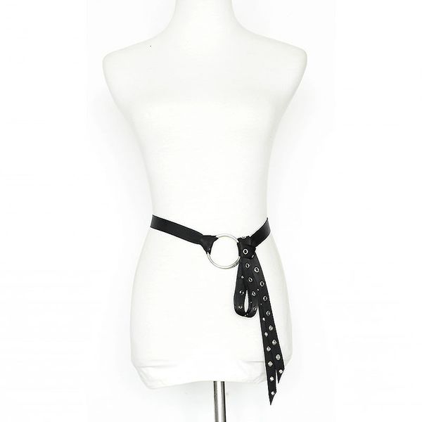 

korean popular new fashion thin belt women's versatile bandage canvas waist rope, Black;brown