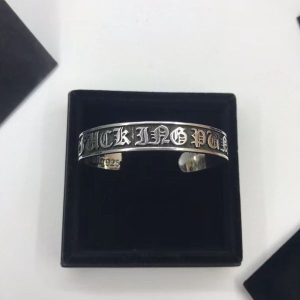 

design jewelry croquet text opening adjusting bracelet, simple simple, same bracelet for men and women, Black