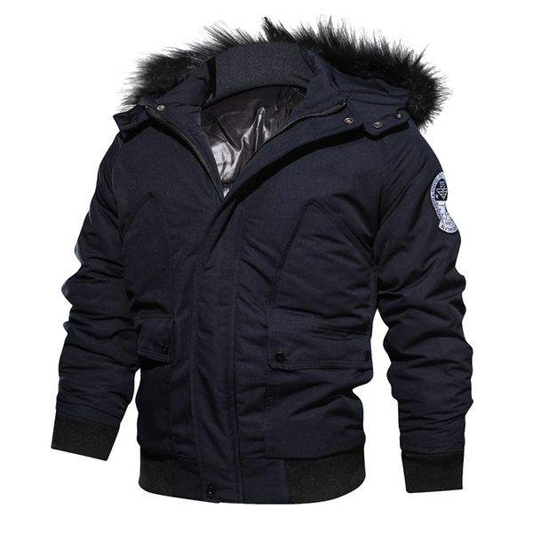 

men's winter jacket thicken warm cotton parkas hooded coat fleece man's jackets outwear windproof parka jaqueta masculina, Tan;black