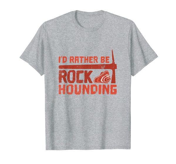 

funny geologist rock hounding shirt, White;black