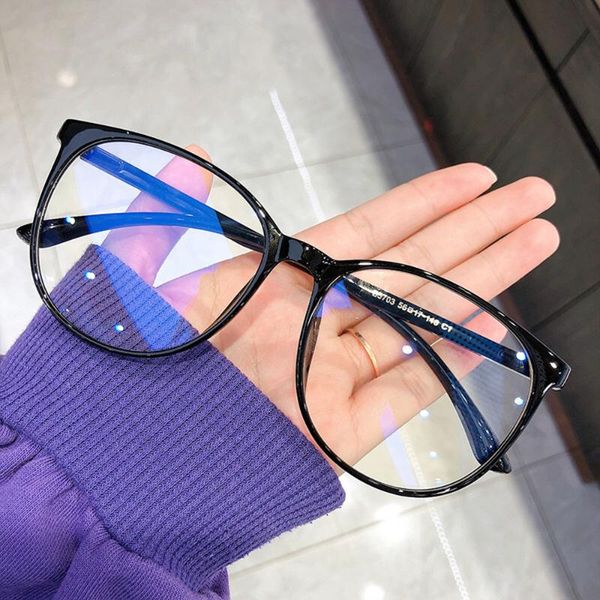 

sunglasses optical lenses women bluelight rest filter computer eyewear female reading decorative transparent round gaming eyeglasses 2021, White;black