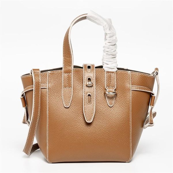 

evening bags 219# 17cm genuine real leather woman handbags fashion lady handle luxury women messenger