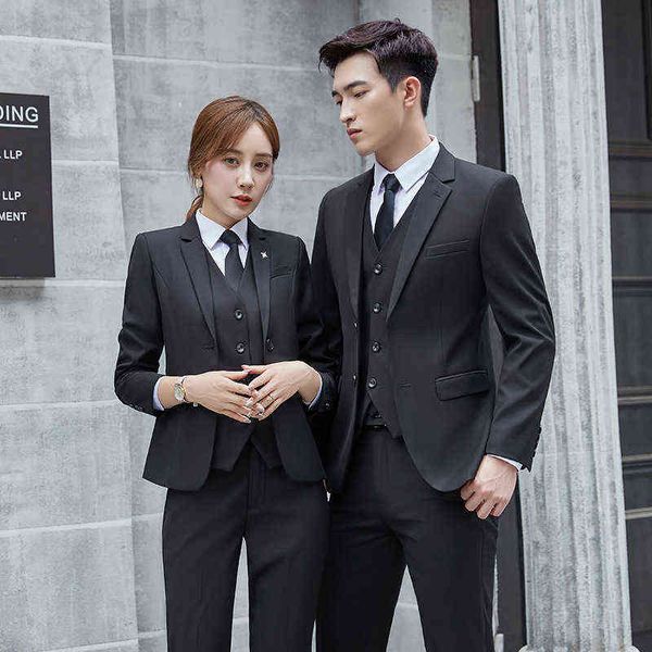 

luxury men's suits blazers men's profsional black women's busins suit insurance car shop bank, White;black