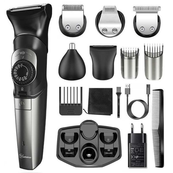 Corpo facial Profissional Shaver Elétrico Kit de Grooming Hair Shaver Barba Barba Máquina Recarregável Multi Elétrica Razor Set P0817