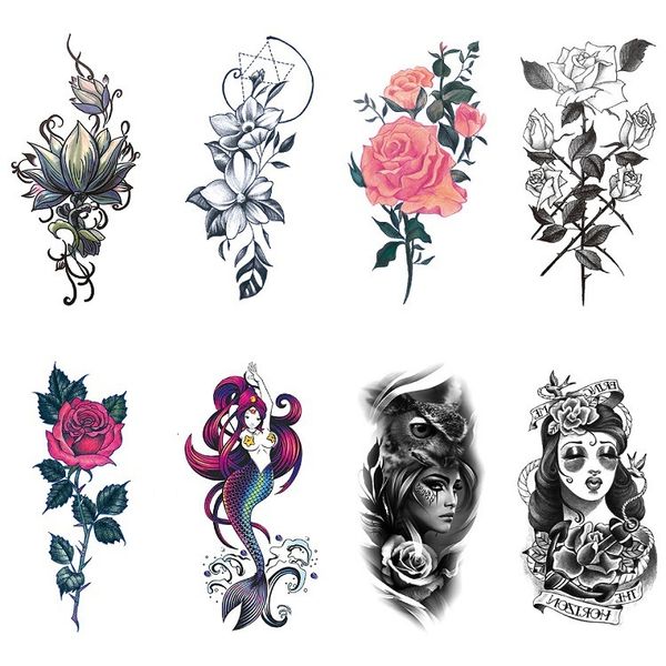 

tattoo paste sticker transfer water 2021 tqttoo small full arm