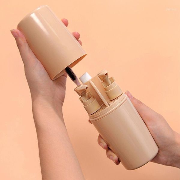 

storage bottles & jars multipurpose creative comb empty bottle wash toiletries toothbrush holder gargle water cup set