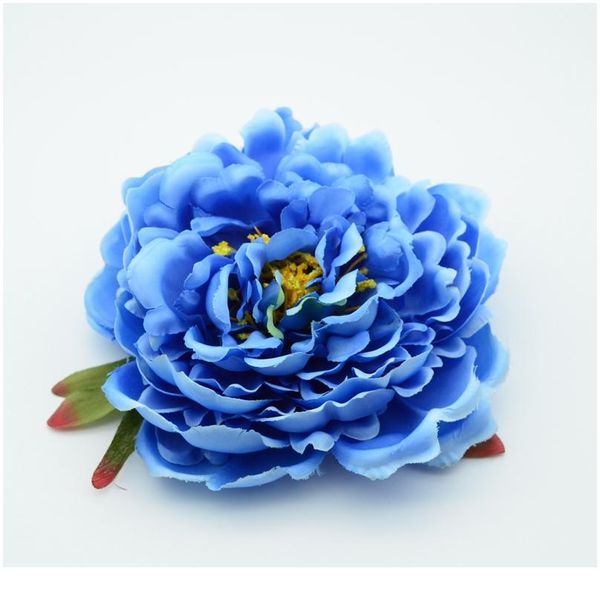 

15cm artificial flowers christmas new year decora accessories for home wedding silk stamen peony diy gift box a cap wre jllfzq