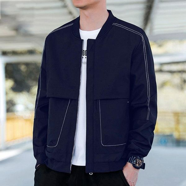 

men's jackets autumn winter cotton jacket wear thicken korean version youth easy fashion casual cotton-padded warm men 4xl, Black;brown