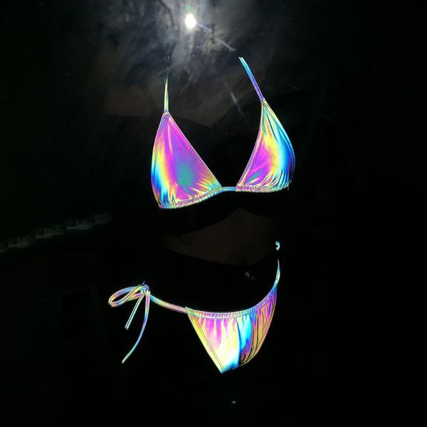 

yoga outfit women's fftness bra push-ups running v-neck fun run laser reflective gym training fitness underwear jacket