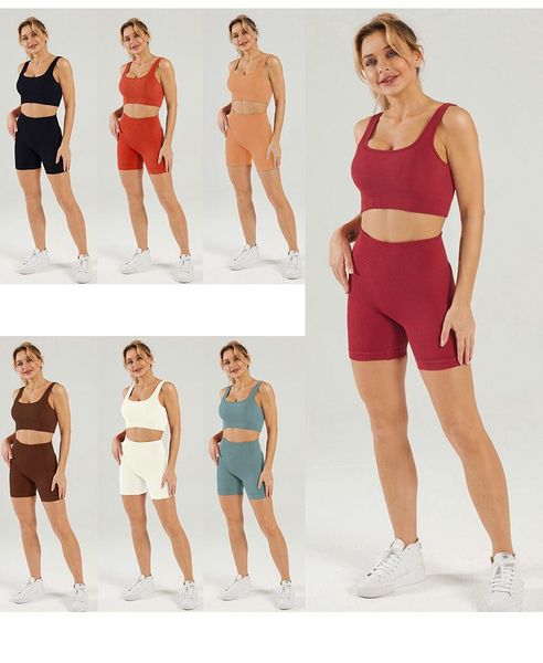 

yoga outfit seamless sport set women bra and short pants sportswear 2 piece workout active fitness suit gym sets clothes