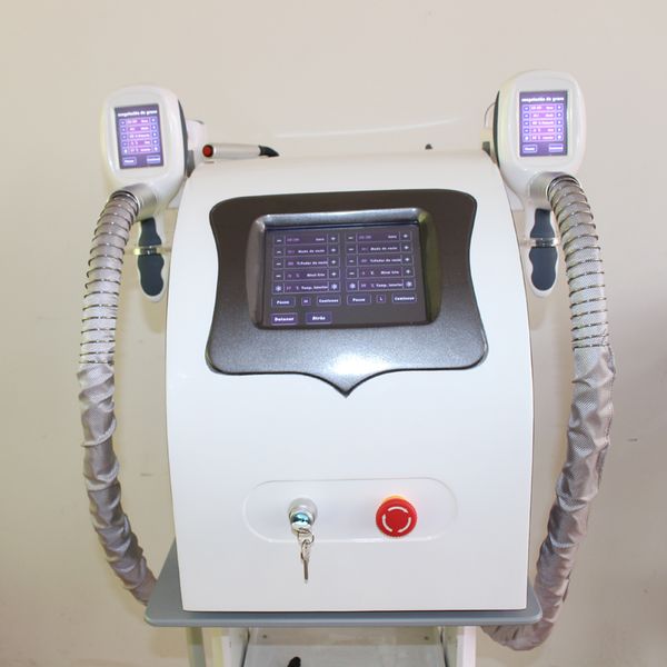 Cryo Slimming Fiew Machine Freeze Cryotherapy 3 Alças Corpo Sculpting Cintura Celulite Reduza o Duplo Chin Remoção Lipoaspiração Equipamento de Beleza