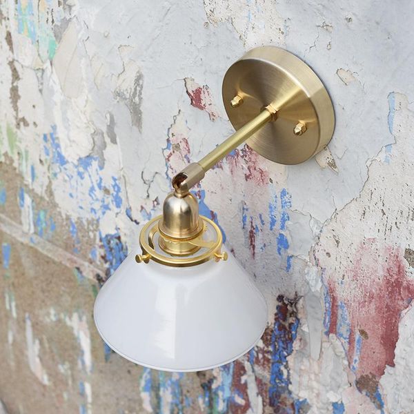 

wall lamp glass arm bedroom loft industrial vintage light fixtures copper retro sconce home lighting dining wandlamp