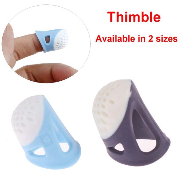 

1 pcs comfortable patchwork quilting craft accessories thimble finger medium large protector household sewing diy tools nonslip, Black