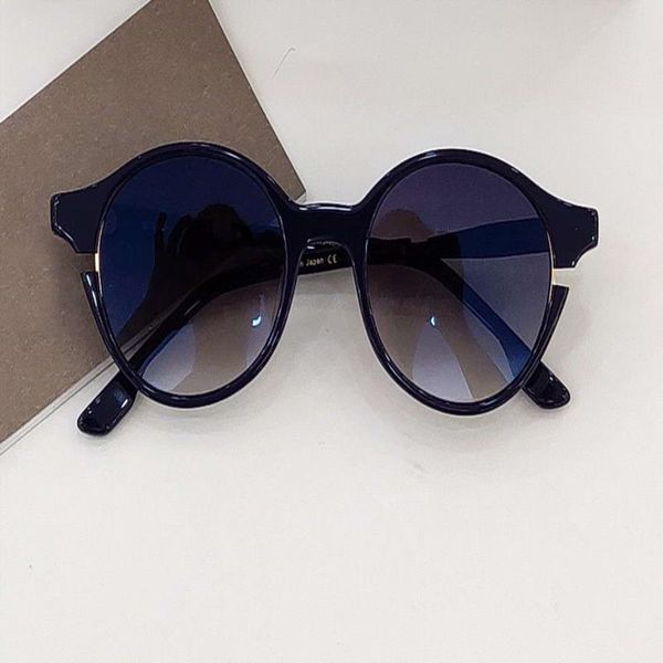 

round sunglasses frame sunglasses stripes occhiali new da women lens box sole shades glasses omehr 113 grey with nwirg, White;black