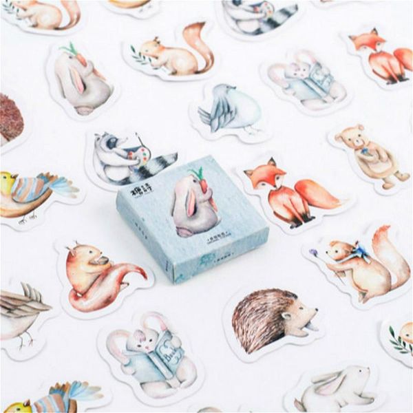 

other arts and crafts 40pcs forest kawaii animals craft paper scrapbooking pads origami art background card making diy scrapbook