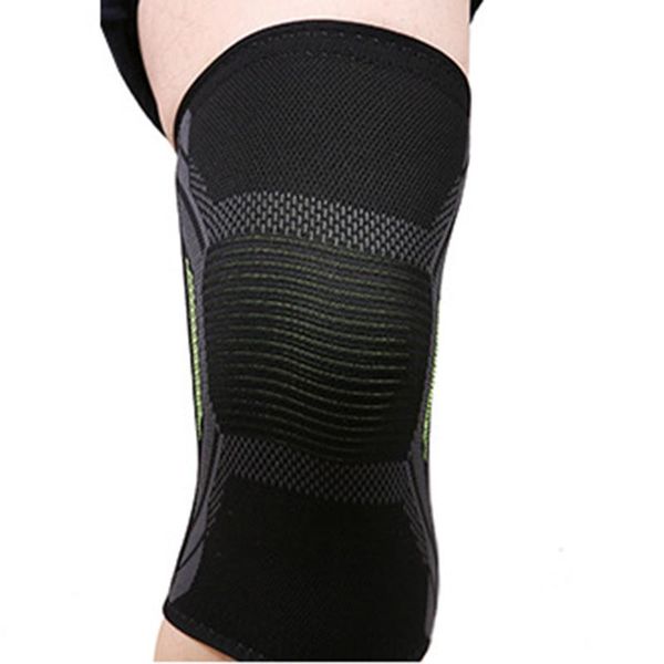 

elbow & knee pads 1pc fitness pad breathable elastic brace compression support for running cycling smn88, Black;gray