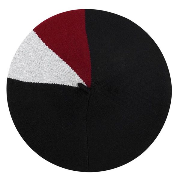 

berets charm wood elegant cashmere patchwork beret women frech style hat lovely warm winter autumn ladies cap for party engagement, Blue;gray