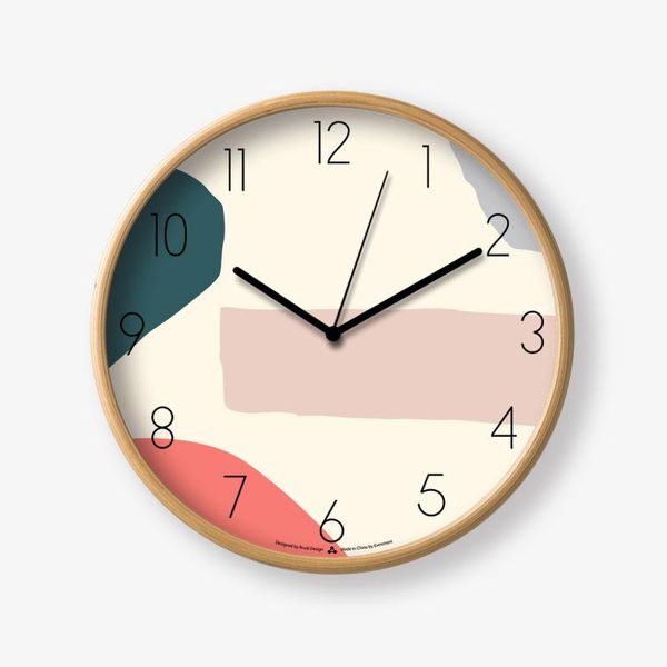 

wall clocks modern creative clock silent art simple watch wooden glass living room stylish orologio da parete school ac50al