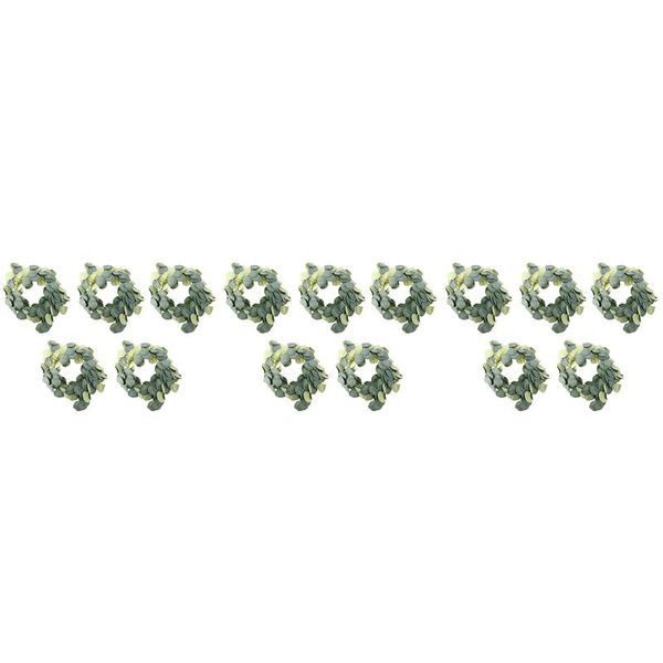 

decorative flowers & wreaths 15 packs of artificial eucalyptus wreath greening vines for wedding banquet garden decoration