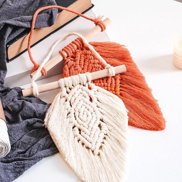 

mini leaf tapestry wall hanging decoration nursery home-stay dorm apartment bedroom headboard home new year decor