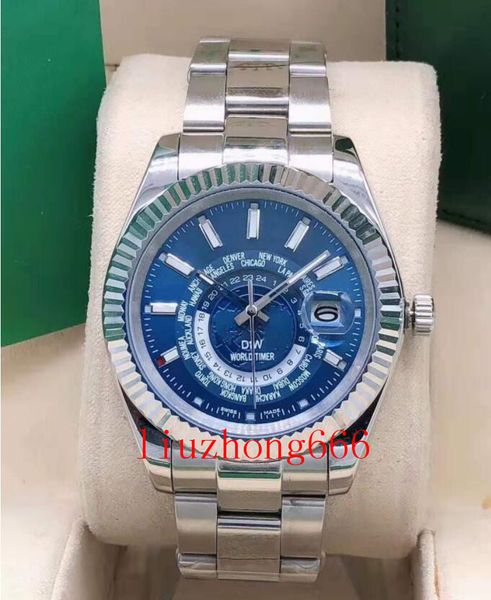 

the latest watch selling r diameter 42mm two-way rotating outer ring automatic mechanical men's stainless steel waterproof, Slivery;brown