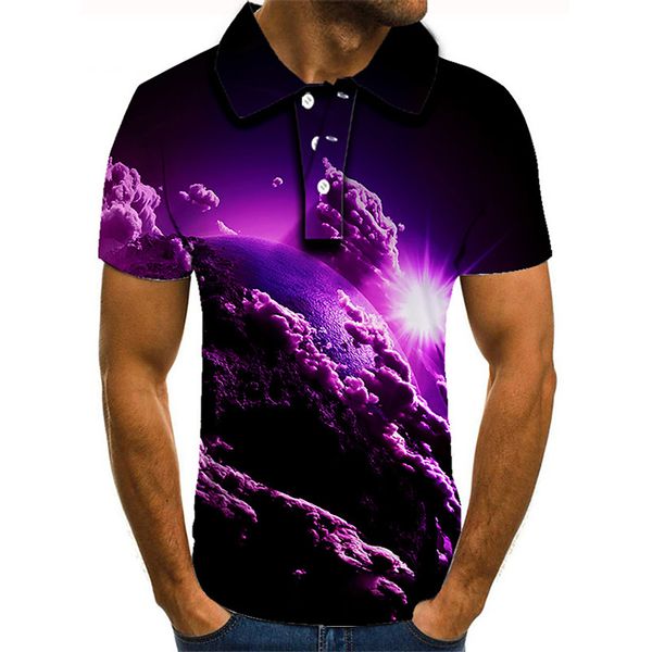 

nebula personalized 3d printing t-shirt visual impact party shirt punk gothic round neck american muscle style short sleeve, White;black