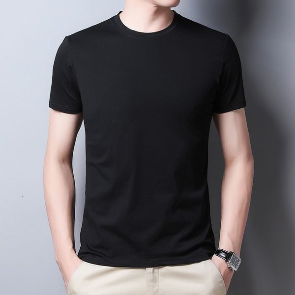 

men's t shirts 2021 summer ice cool short sleeve t-shirt handsome friendly bottom shirt casual fashion, White;black