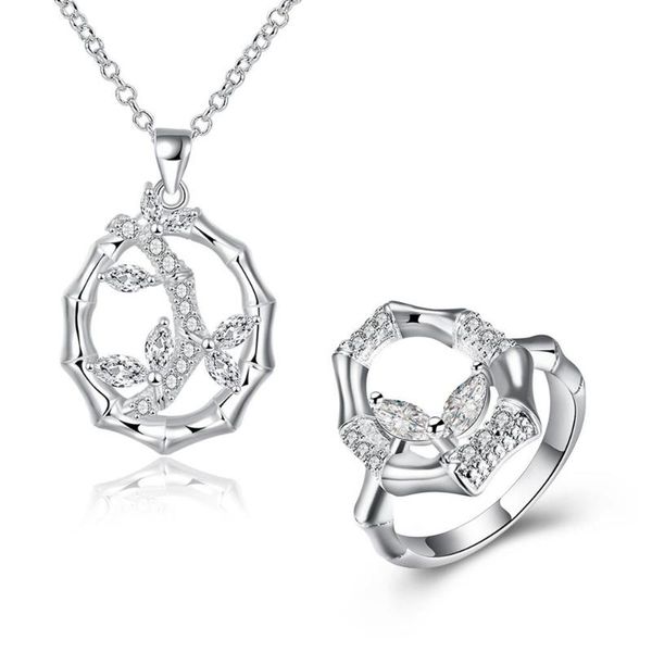 

fashion silver plated jewelry sets for women hyperbole design sell trendy christmas gift i gioielli