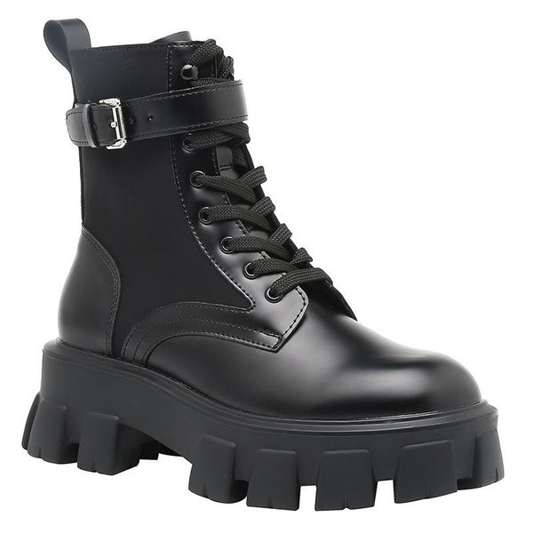 

boots women's 2021 spring and summer short black casual college style