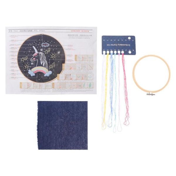 

other arts and crafts 1 set of home embroidery materials diy thread needles tools