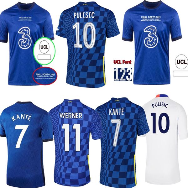 ZIYECH CFC camisa de futebol PULISIC MOUNT KANTE HAVERTZ WERNER ABRAHAM CHILWELL GIROUD HUDSON-ODOI 2021 2022 camisa de futebol 21 22 homens + crianças kit conjunto uniformes