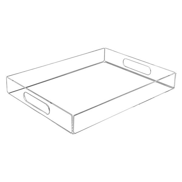 

kitchen storage & organization fqyl transparent acrylic el tea tray afternoon snack breakfast household multifunctional