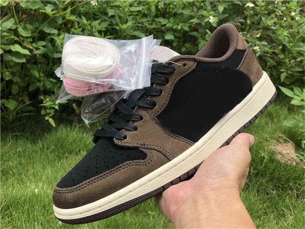 

est x 1s low og sp black dark mocha-university red-sail men outdoor shoes sneakers with original box