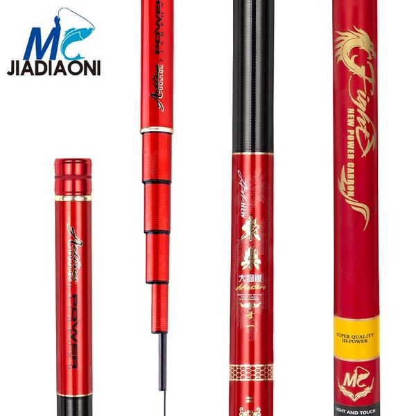 

jiadiaoni 19 tune 4.5m/5.4m/6.3m/7.2m/8.1m carbom fiber taiwan fishing rod carp fishing pole long rods
