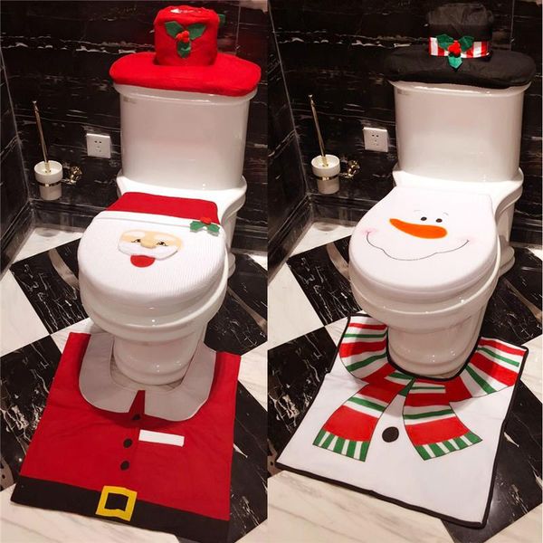 

toilet seat covers christmas decoration supplies modern tree pattern party wedding decor crafts linen cotton
