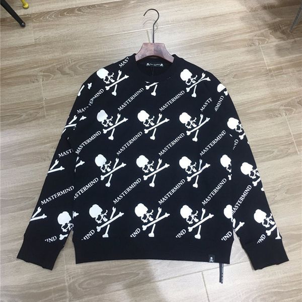 

2021 new fw full mastermind japan sweatshirts crewneck men women streetwear hoodies skull sweater vh0g, Black