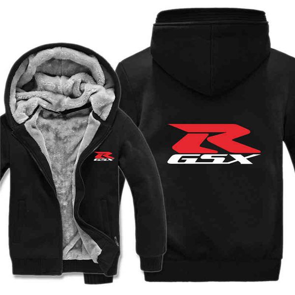 

gsxr hoodi camouflage sve pullover winter et gsx r sweatshirts long sve coat, Black