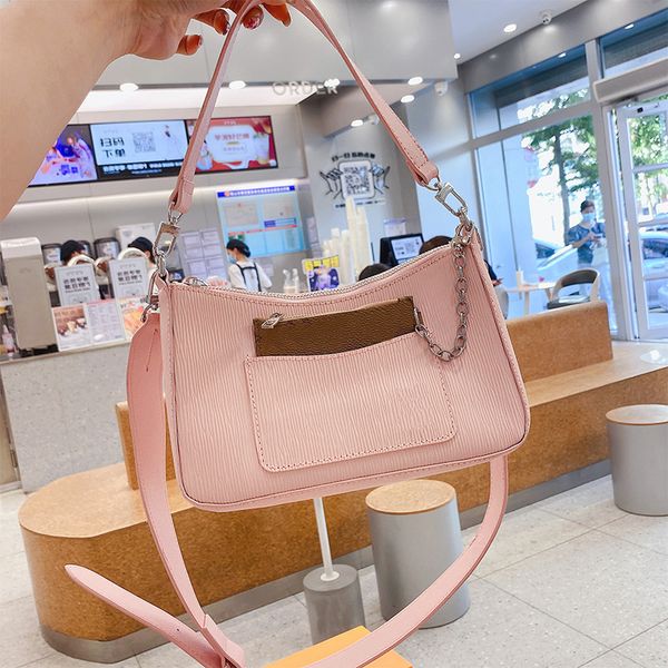 

factory direct sale 75% off women's 2021 new trend simple texture single shoulder armpit chain strip decorative ins messenger bags