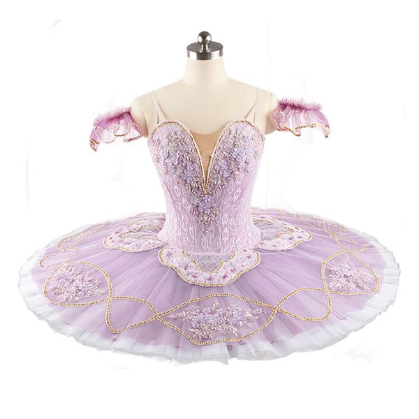 

women lilac pancake ballet professional tutu purple fairy doll competition yagp dress costumes for girls, Black;red